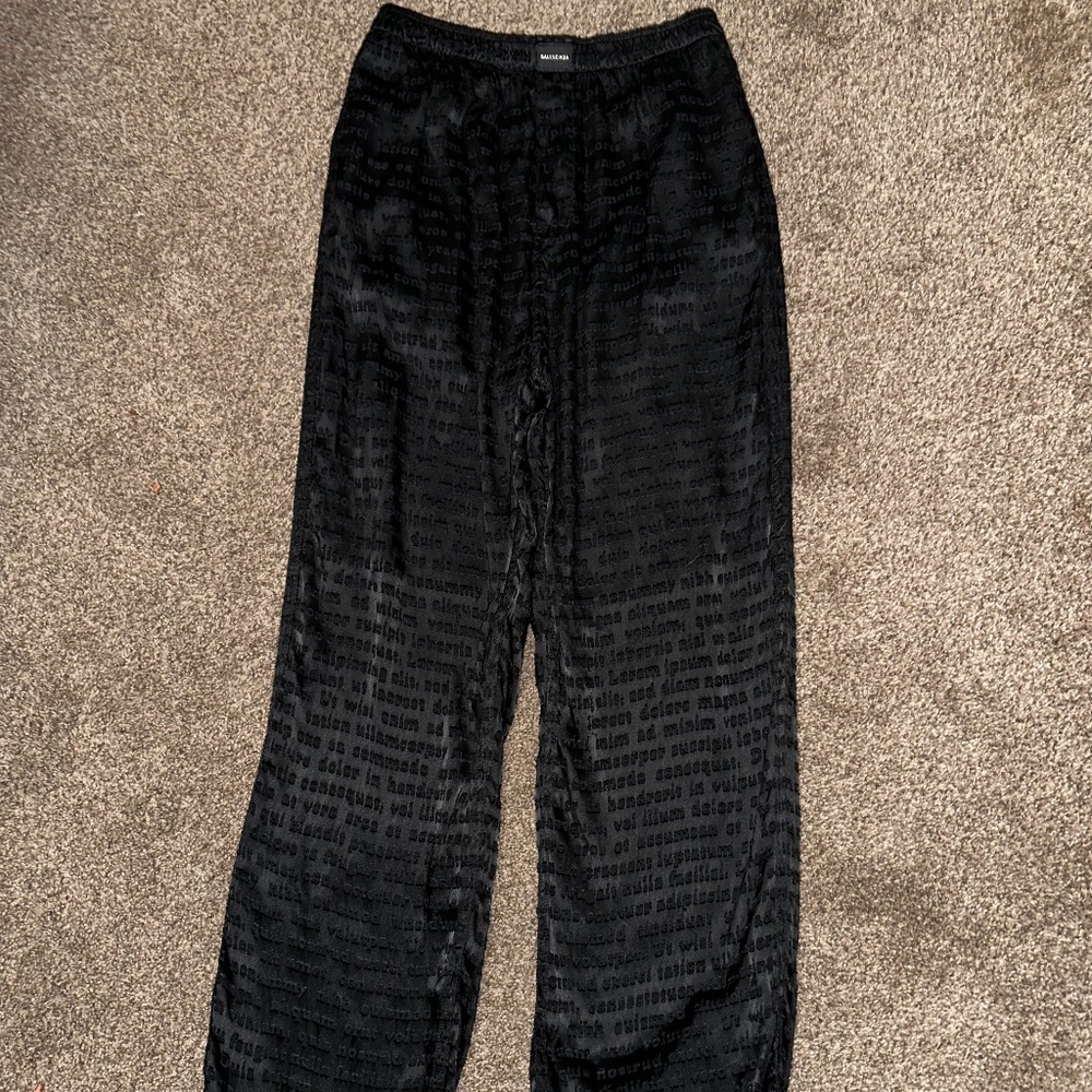Balenciaga loose pyjama pants